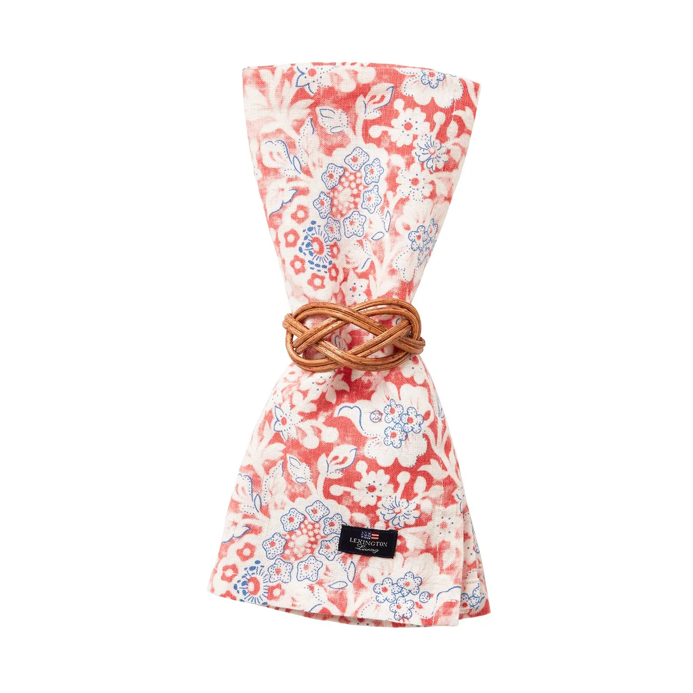 Serwetka bawełniana Printed Flowers 50x50 cm, Coral Lexington