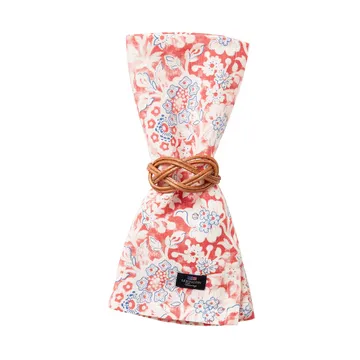 Serwetka bawełniana Printed Flowers 50x50 cm - Coral - Lexington