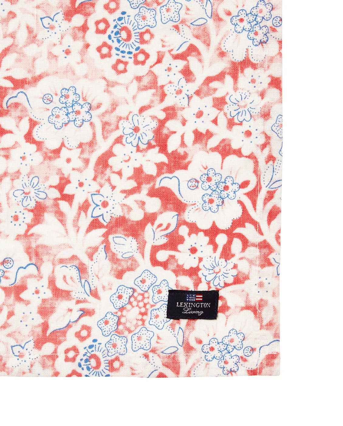 Serwetka bawełniana Printed Flowers 50x50 cm, Coral Lexington