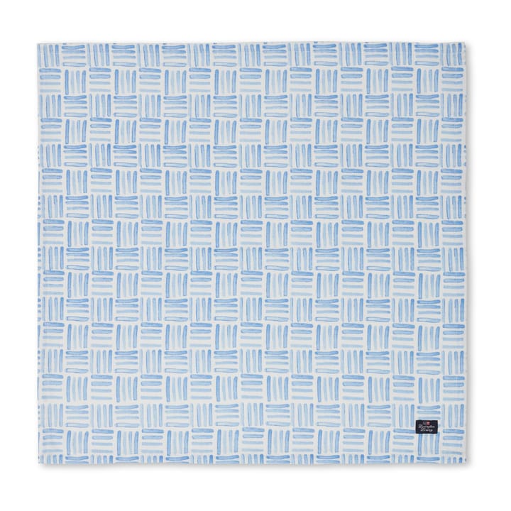 Serwetka bawełniana z nadrukiem graficznym 50x50 cm, Blue-White Lexington