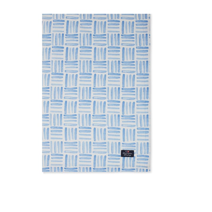 Serwetka bawełniana z nadrukiem graficznym 50x50 cm, Blue-White Lexington