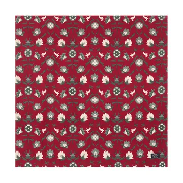 Serwetka Flower printed z bawełny organicznej - Red-beige-green - Lexington