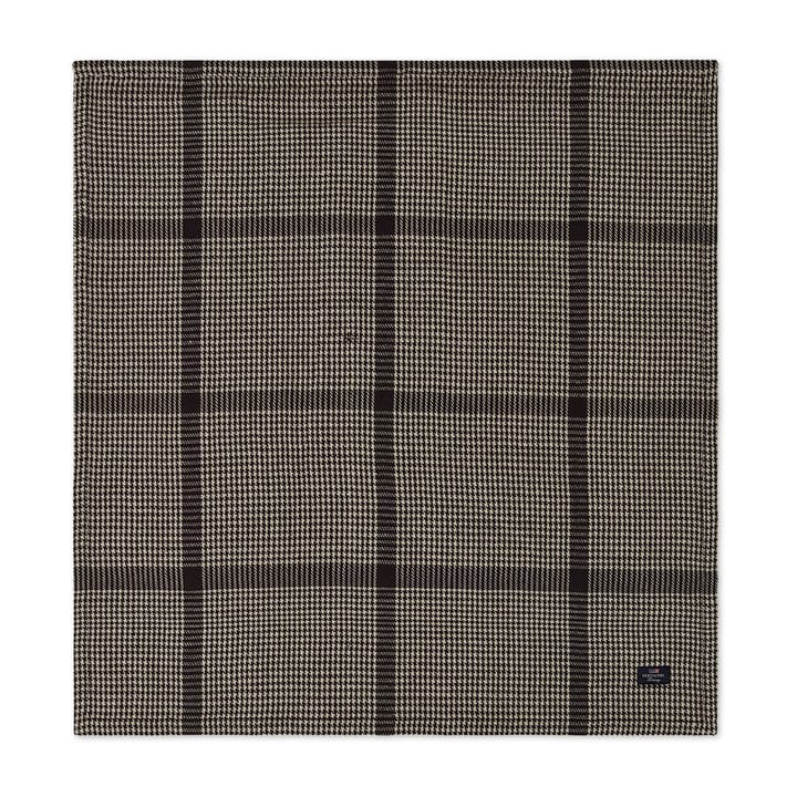 Serwetka tekstylna Pepita Check Cotton Linen 50x50 cm - Dark gray-beige - Lexington