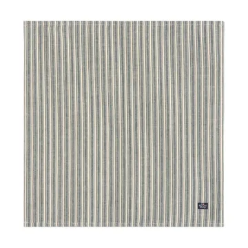 Serwetki lniane Striped - Green-light beige, 50x50 cm - Lexington