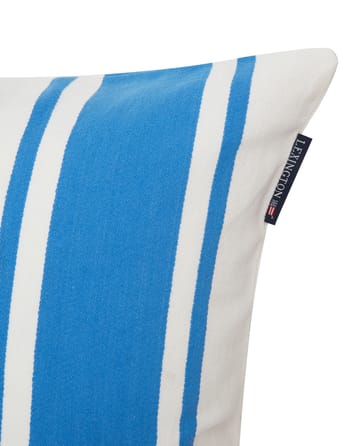 Striped Sea Salt Sun poszewka na poduszkę 50x50 cm - Niebieski-biały - Lexington