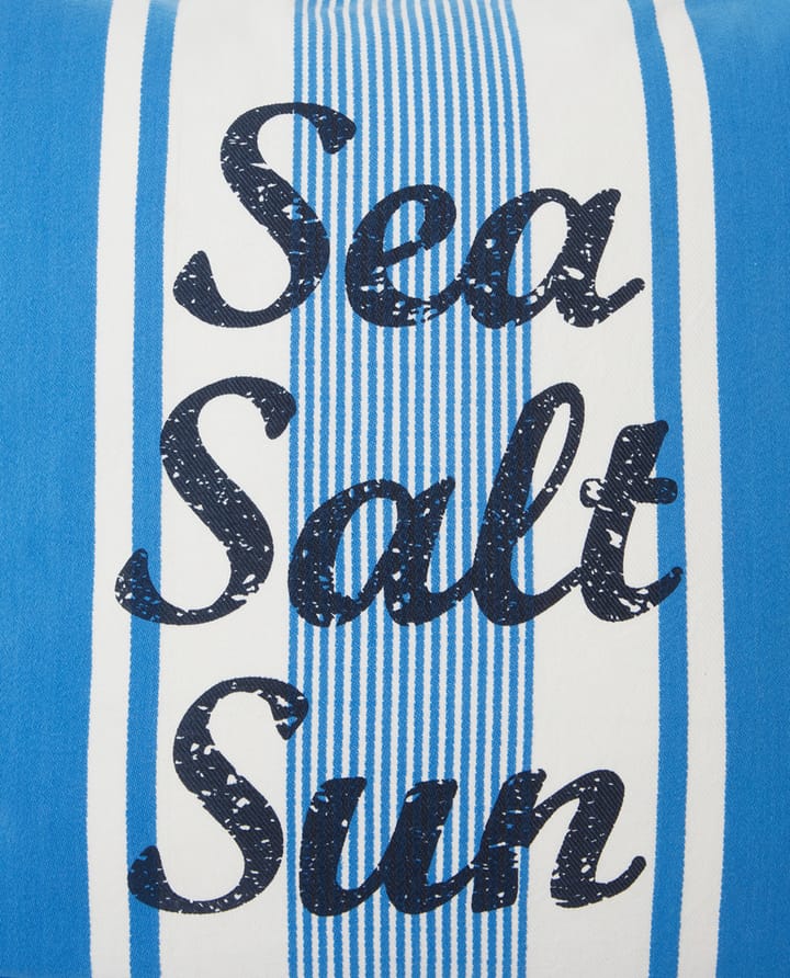 Striped Sea Salt Sun poszewka na poduszkę 50x50 cm, Niebieski-biały Lexington