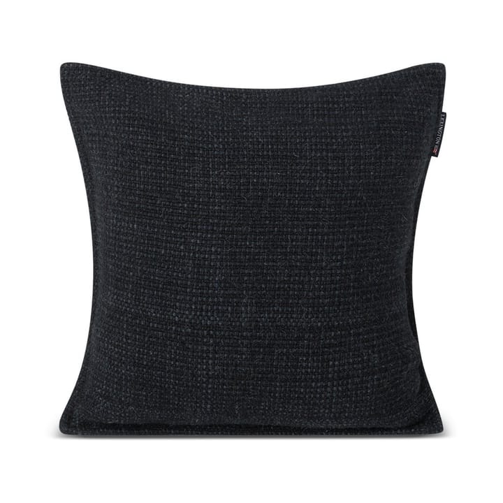 Structured Wool Cotton mix poszewka na poduszkę 50x50 cm - Dark gray - Lexington