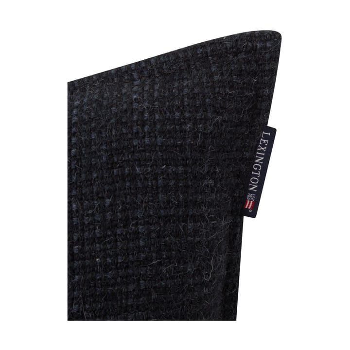Structured Wool Cotton mix poszewka na poduszkę 50x50 cm, Dark gray Lexington
