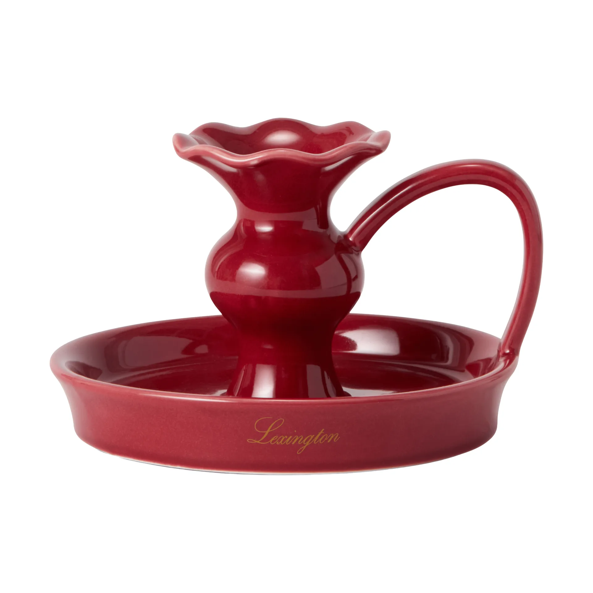 Świecznik niski Lexington, Red, 15x14x11 cm Lexington