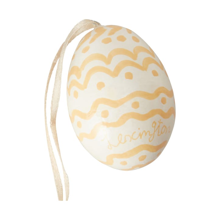 Zawieszka wielkanocna Easter Eggs in Papier Maché 2 szt, Green-yellow Lexington