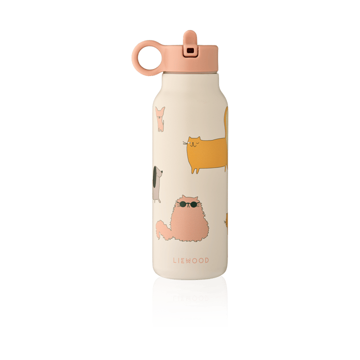 Butelka na wodę Falk 350 ml - Cats and Dogs-Sandy - Liewood