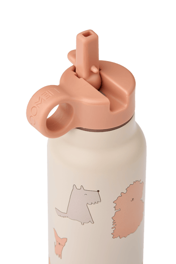 Butelka na wodę Falk 350 ml - Cats and Dogs-Sandy - Liewood