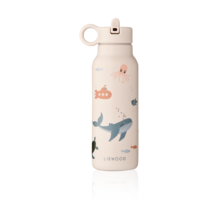 Butelka na wodę Falk 350 ml - Sea creature-Sandy - Liewood