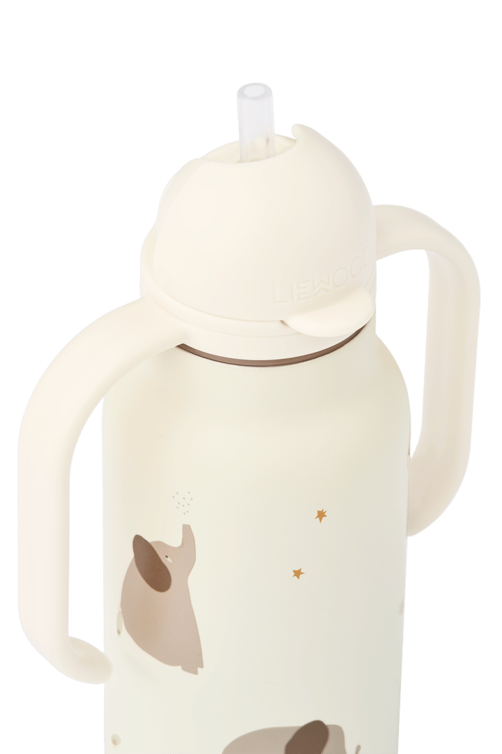 Butelka na wodę Kimmie 250 ml, Elephant-Creme de la creme Liewood