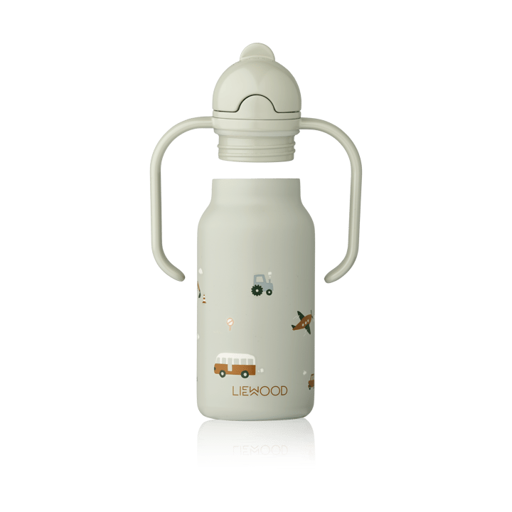 Butelka na wodę Kimmie 250 ml, Vehicles-Dove blue Liewood
