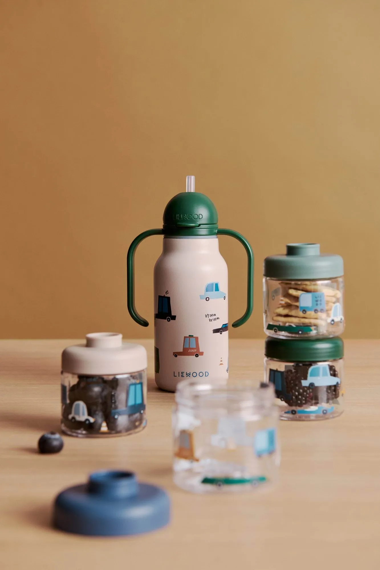 Dominique pojemniki na żywność dla dzieci 100 ml, zestaw 4 szt., Cars-Sandy Liewood