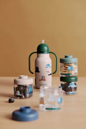 Dominique pojemniki na żywność dla dzieci 100 ml, zestaw 4 szt. - Cars-Sandy - Liewood