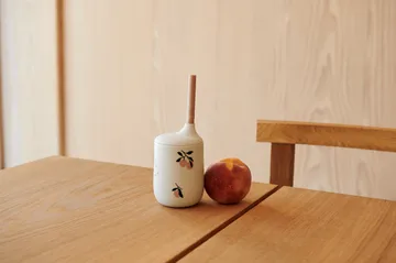 Ellis printed sippy cup kubek niekapek ze słomką 230 ml - Peach-Sea shell mix - Liewood