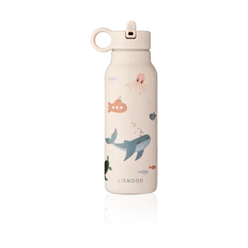 Falk butelka na wodę 350 ml - Sea creature-Sandy - Liewood