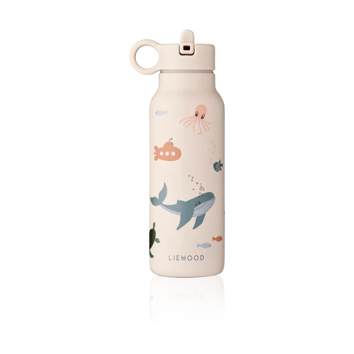Falk butelka na wodę 350 ml - Sea creature-Sandy - Liewood