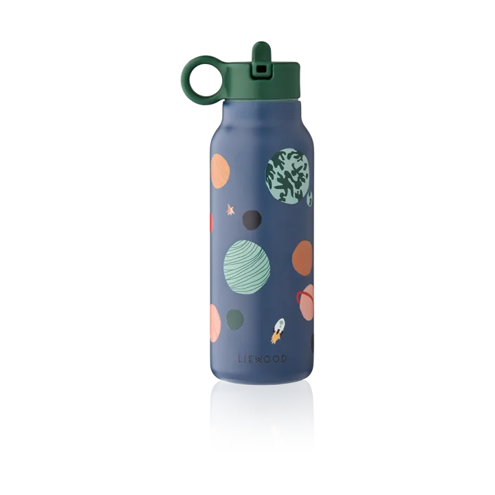 Falk butelka na wodę 350 ml - Universe-Classic navy - Liewood