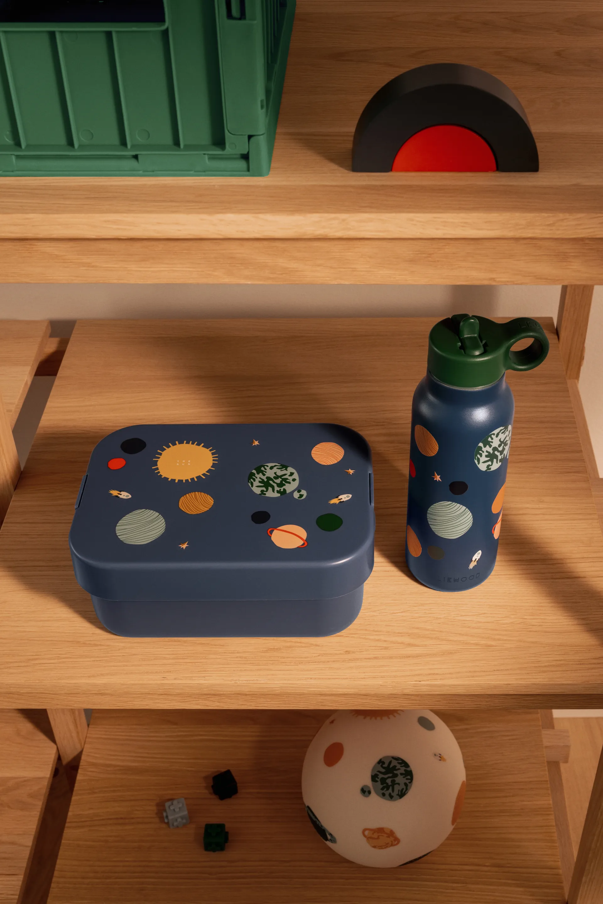 Falk butelka na wodę 350 ml, Universe-Classic navy Liewood