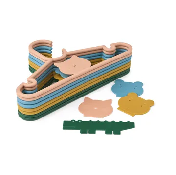 Falton Classic wieszak na ubrania - Yuzu multi mix, 8 szt. - Liewood