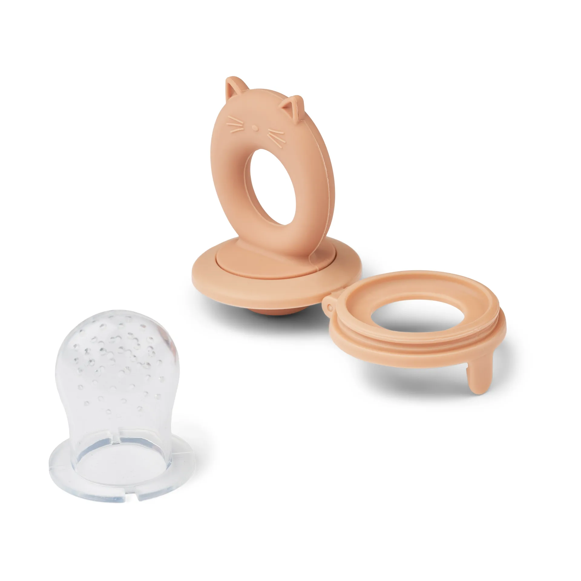 Gryzak do podawania owoców Miranda 2 części, Tuscany rose-Apple blossom Liewood