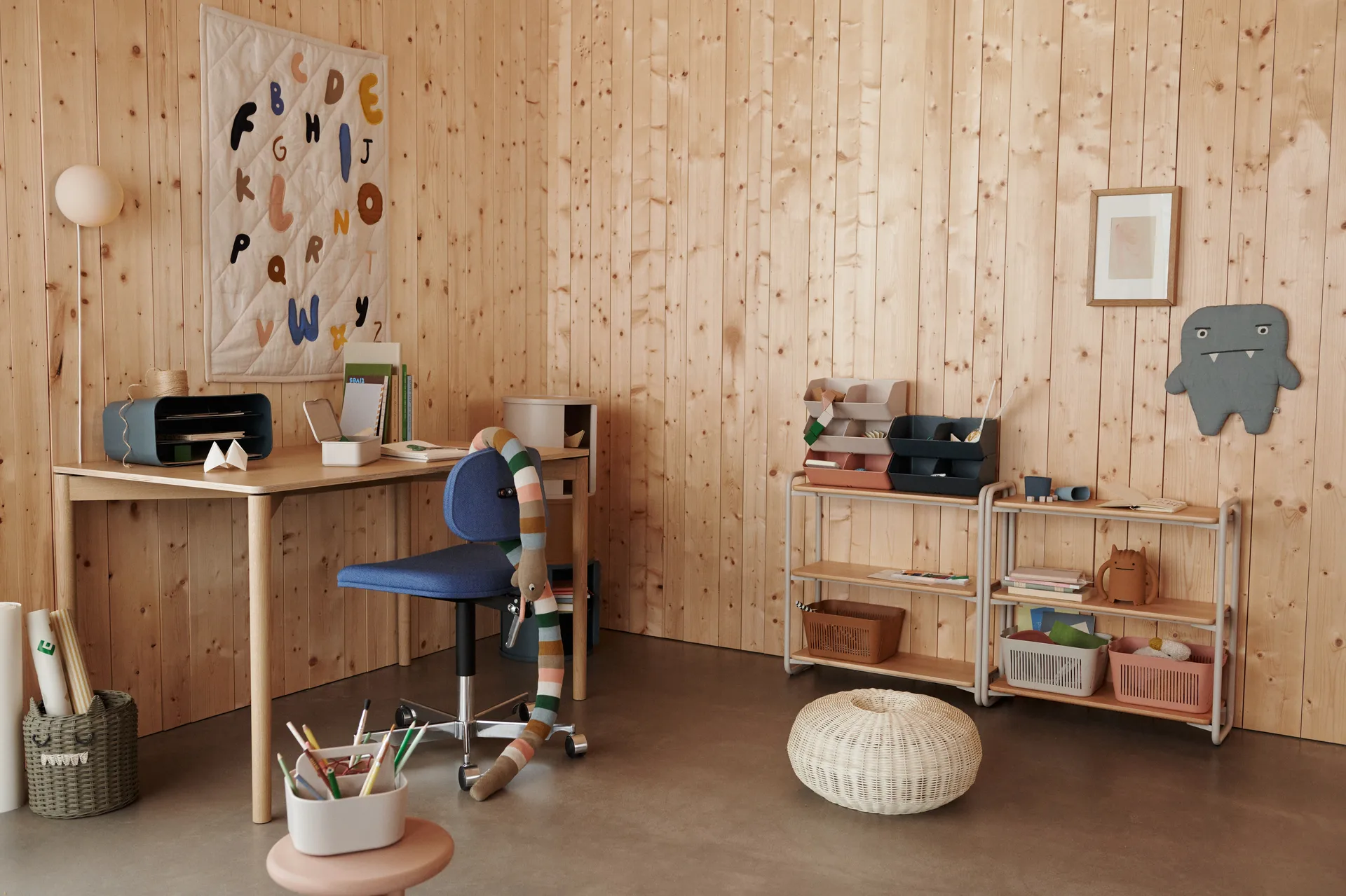 Hope storage caddy pudełko do przechowywania 17x32 cm, Whale blue Liewood