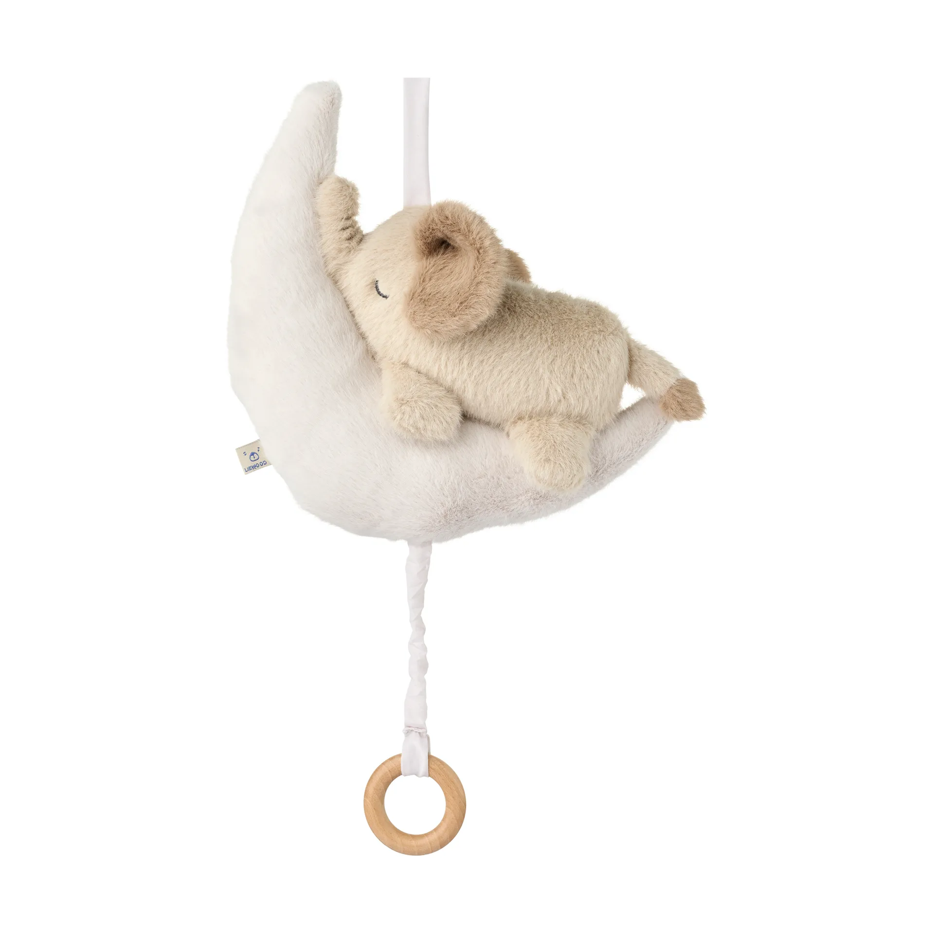 Karuzela z dźwiękiem dla niemowląt Manyd, słonik, Mist-Sandy Liewood