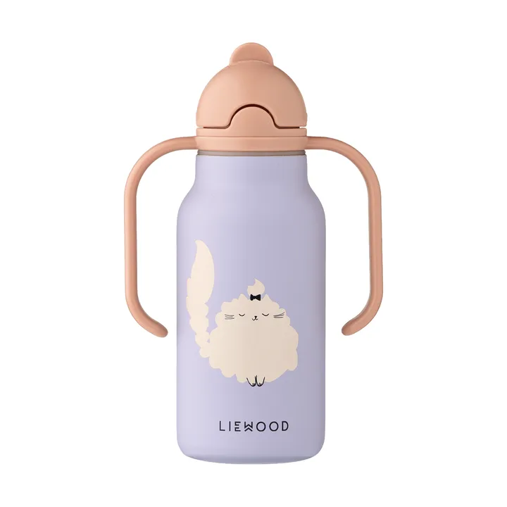 Kimmie butelka na wodę 250 ml - Cat-Warm lilac - Liewood