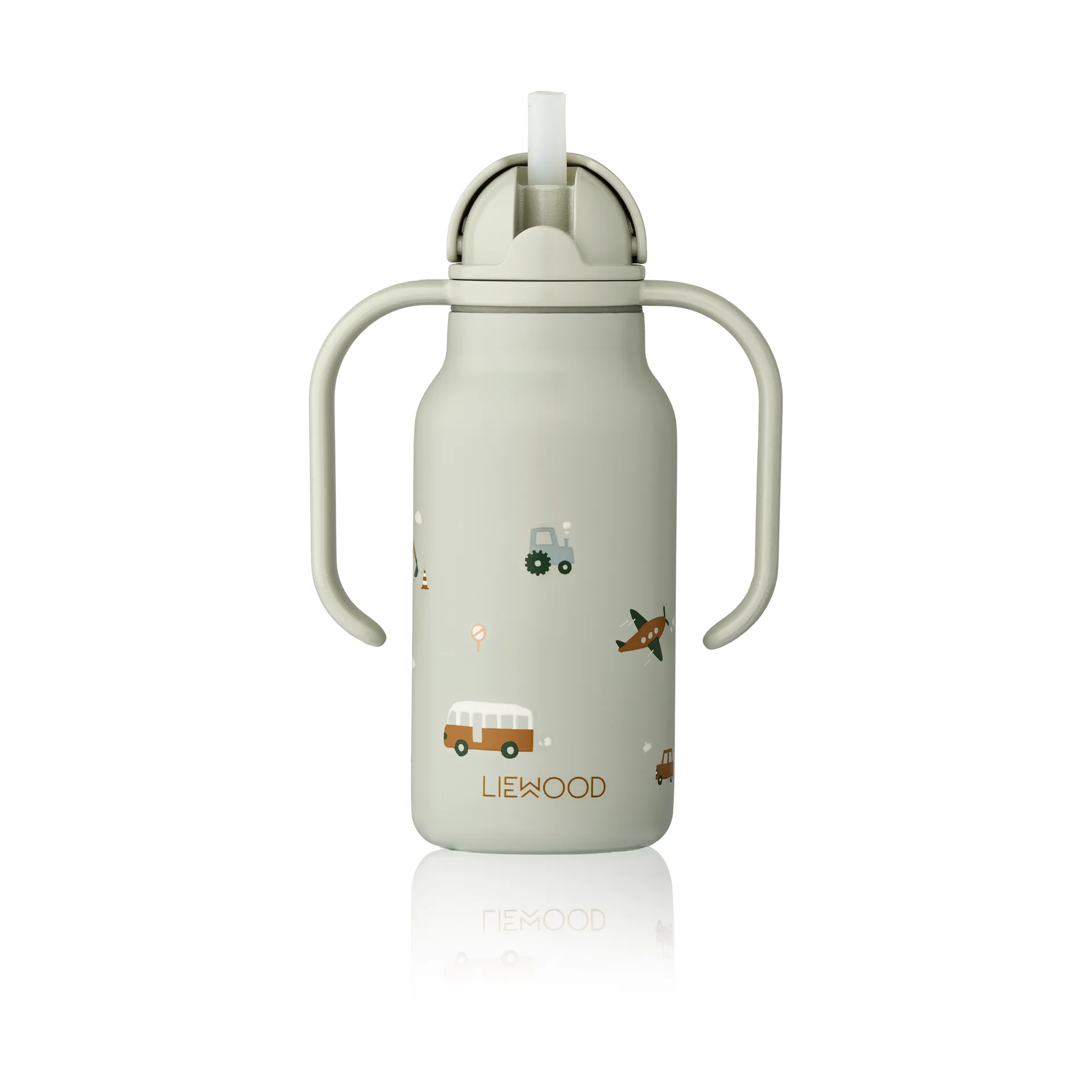Kimmie butelka na wodę 250 ml, Vehicles-Dove blue Liewood