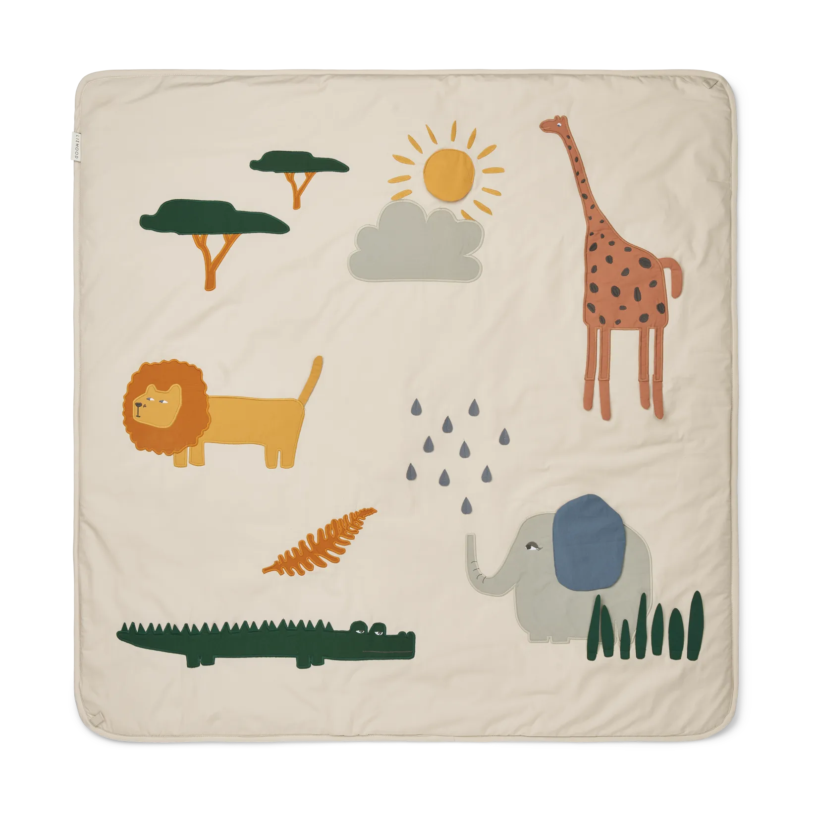 Koc Glenn 110x110 cm, Safari sandy mix Liewood