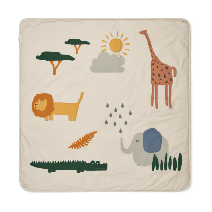 Koc Glenn 110x110 cm - Safari sandy mix - Liewood