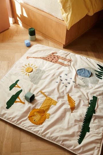 Koc Glenn 110x110 cm - Safari sandy mix - Liewood
