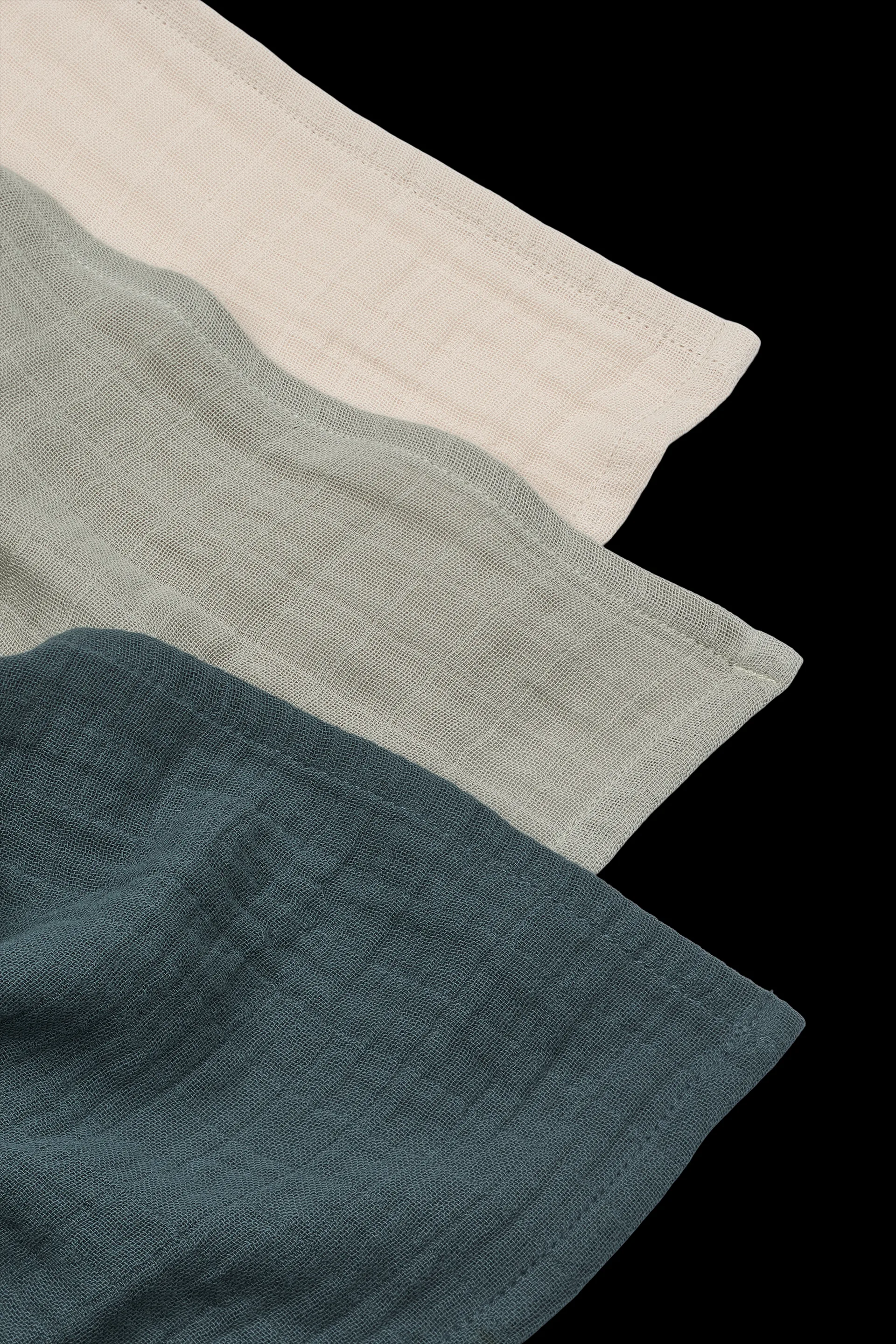 Koc muślinowy Lewis 3 części 65x65 cm, Dove blue mix Liewood