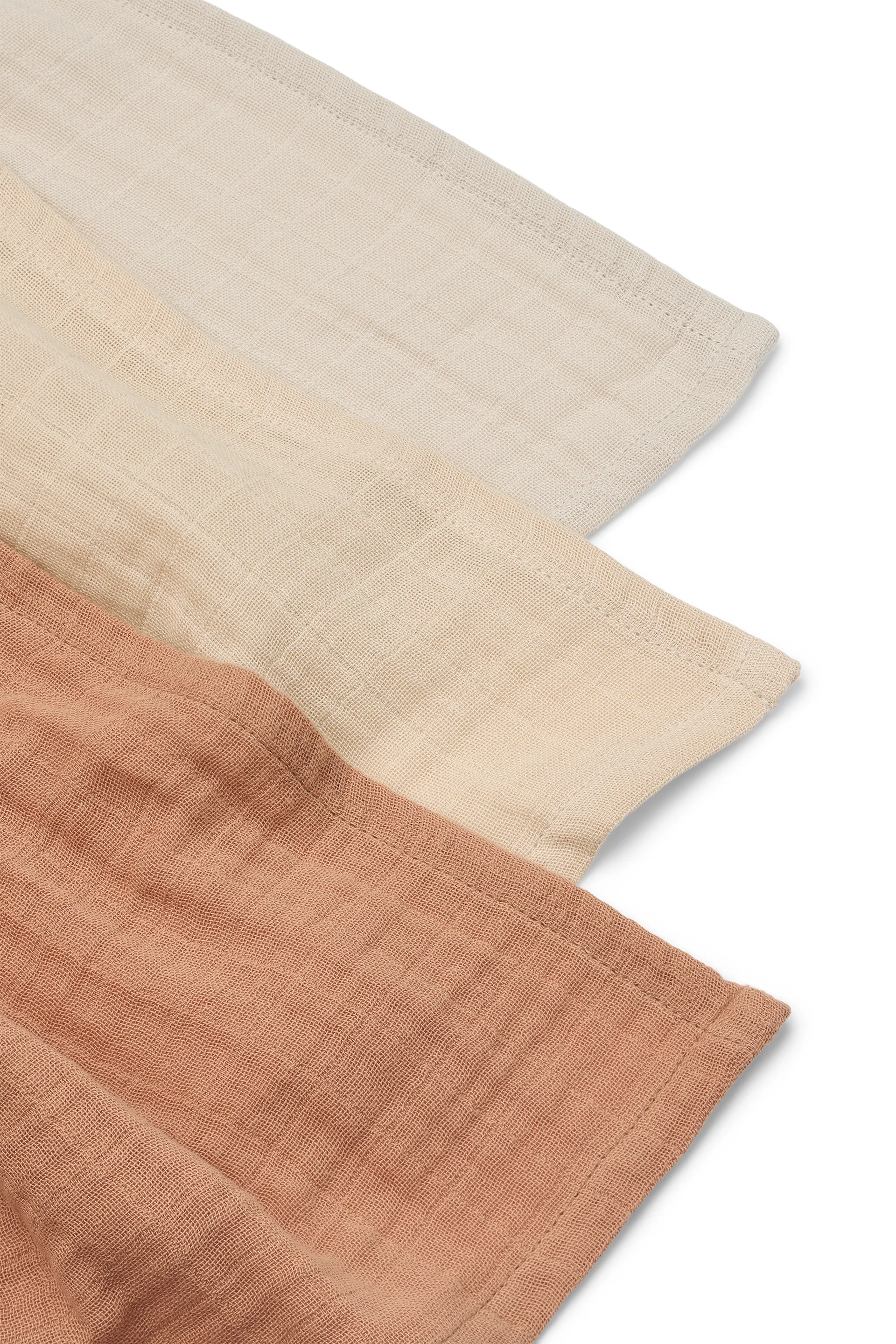 Koc muślinowy Lewis 3 części 65x65 cm, Tuscany rose mix Liewood