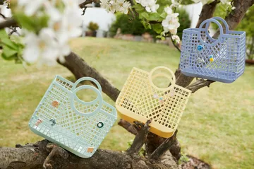 Koszyk Samantha z zawieszkami - Light Peppermint - Liewood