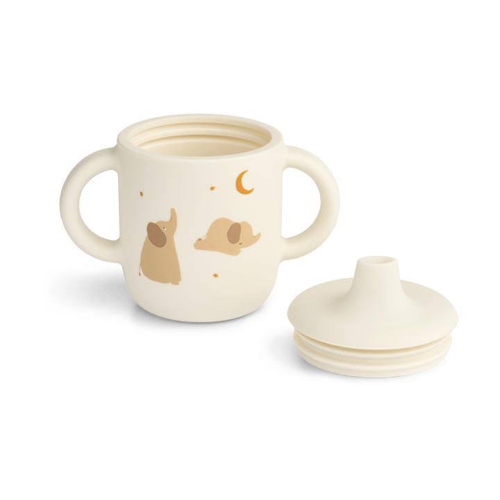 Kubek niekapek Neil 150 ml, Elephant-Creme de la creme Liewood