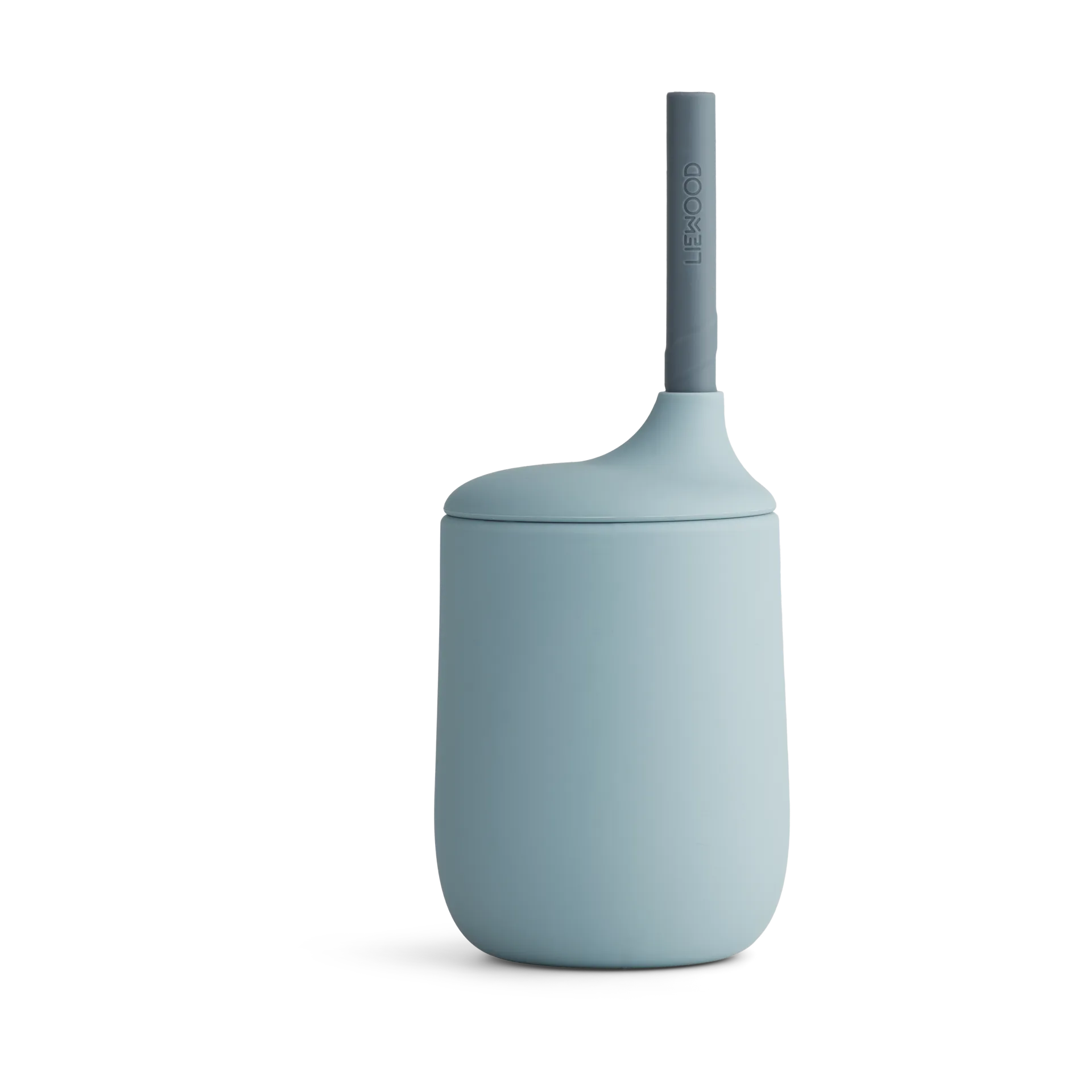 Kubek niekapek ze słomką Ellis sippy cup 23 cl, Sea blue-blue wave mix Liewood