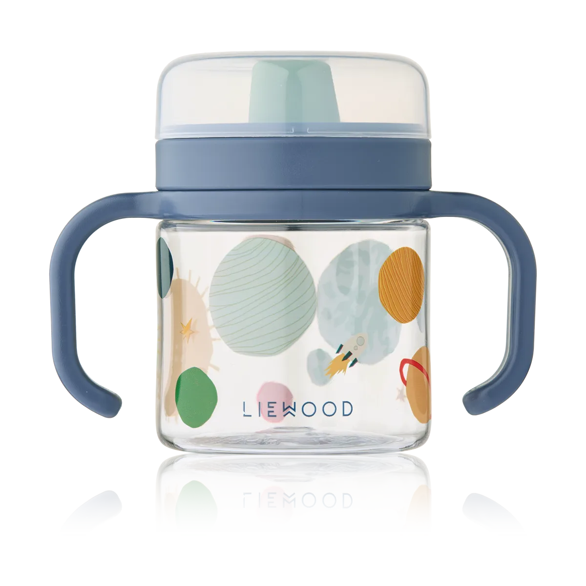 Kubek z ustnikiem Kylo 280 ml, Universe-Classic navy Liewood