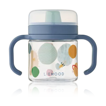 Kubek z ustnikiem Kylo 280 ml - Universe-Classic navy - Liewood