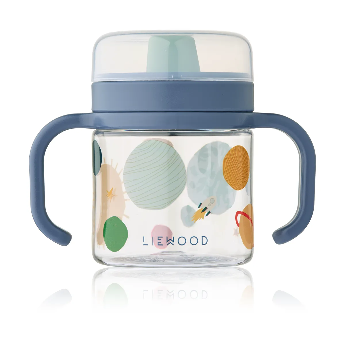 Liewood Kubek z ustnikiem Kylo 280 ml Universe-Classic navy