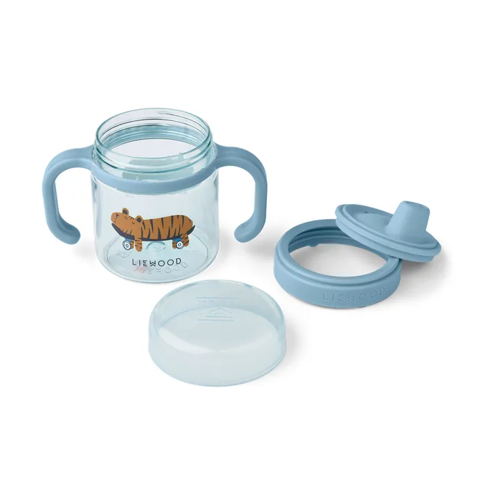 Kylo kubek niekapek 280 ml - Fun-beach blue - Liewood
