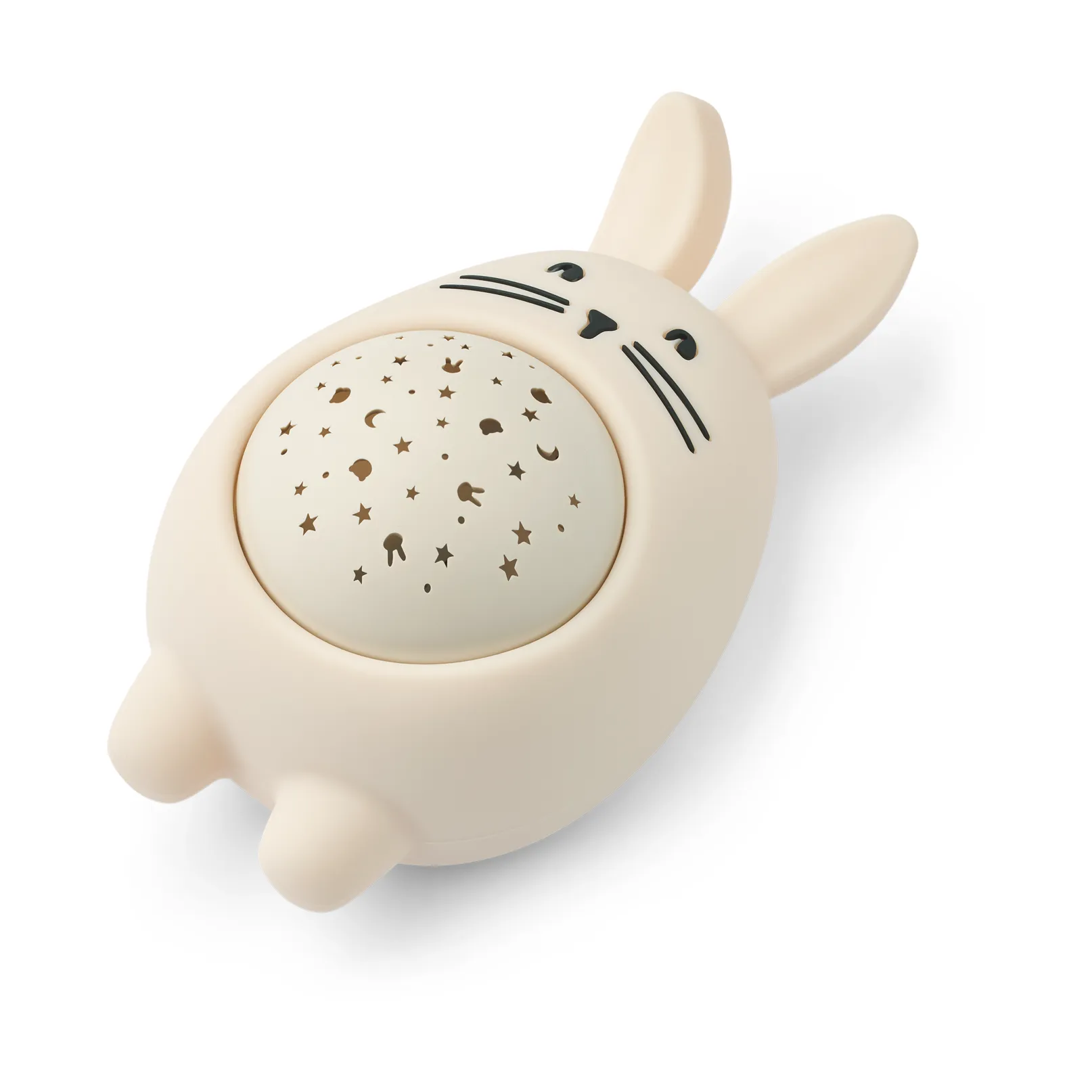 Lampa nocna z projektorem i dźwiękiem Manuel, królik, Sandy Liewood