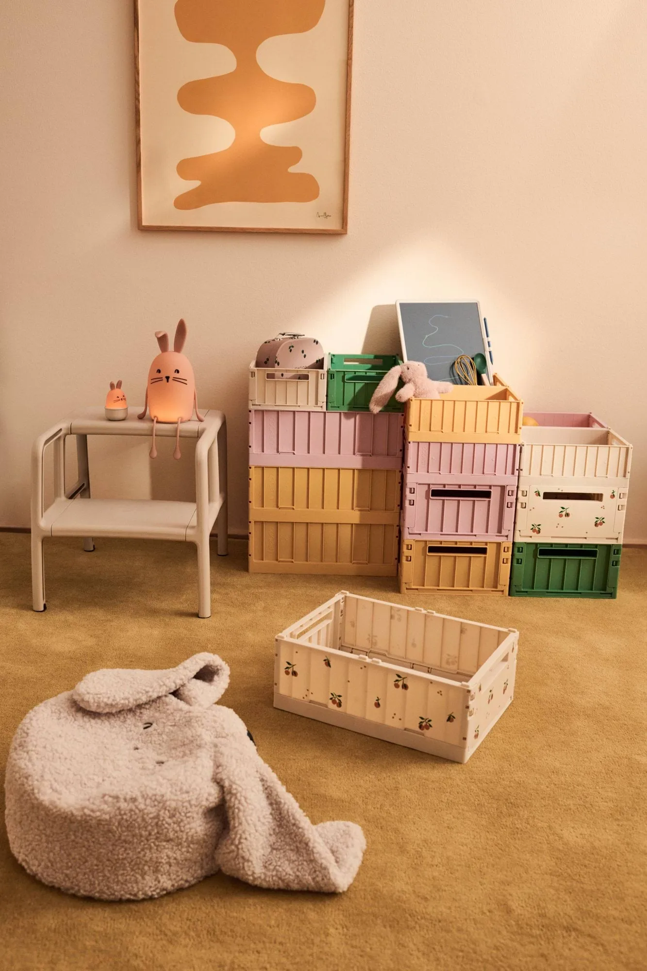 Lampka nocna Evex Rabbit, Pale tuscany Liewood