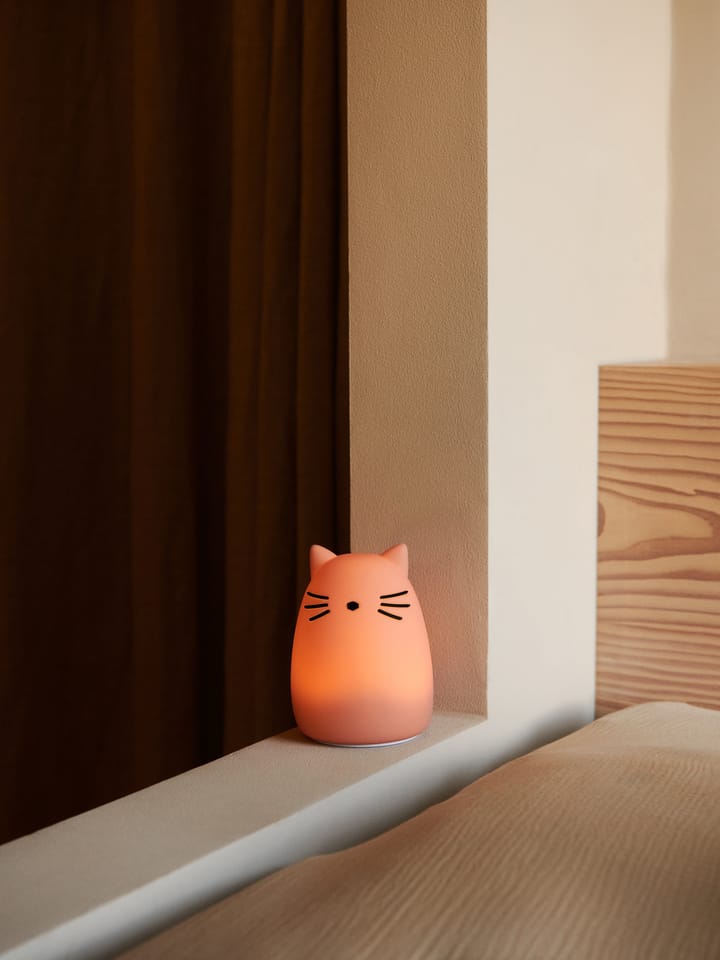 Lampka nocna Winston - kot, Cat rose Liewood