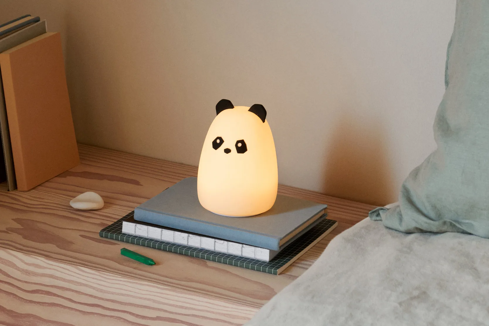 Lampka nocna Winston - panda, Panda creme de la creme Liewood