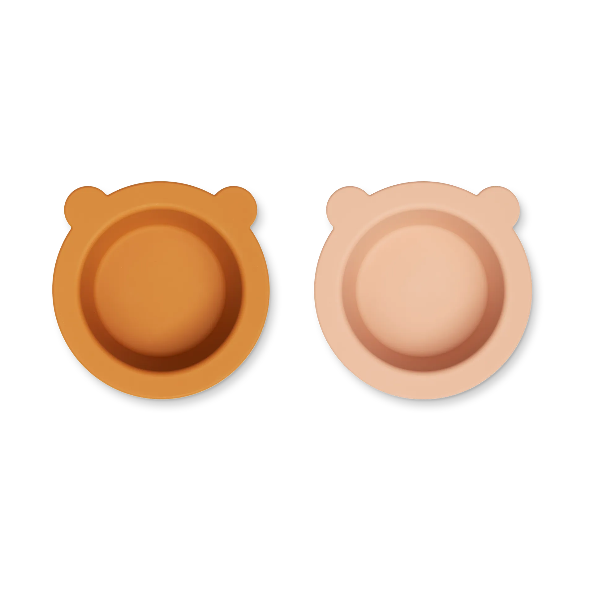 Miska z przyssawką Peony Ø16 cm 2 części, Mustard-tuscany rose mix Liewood