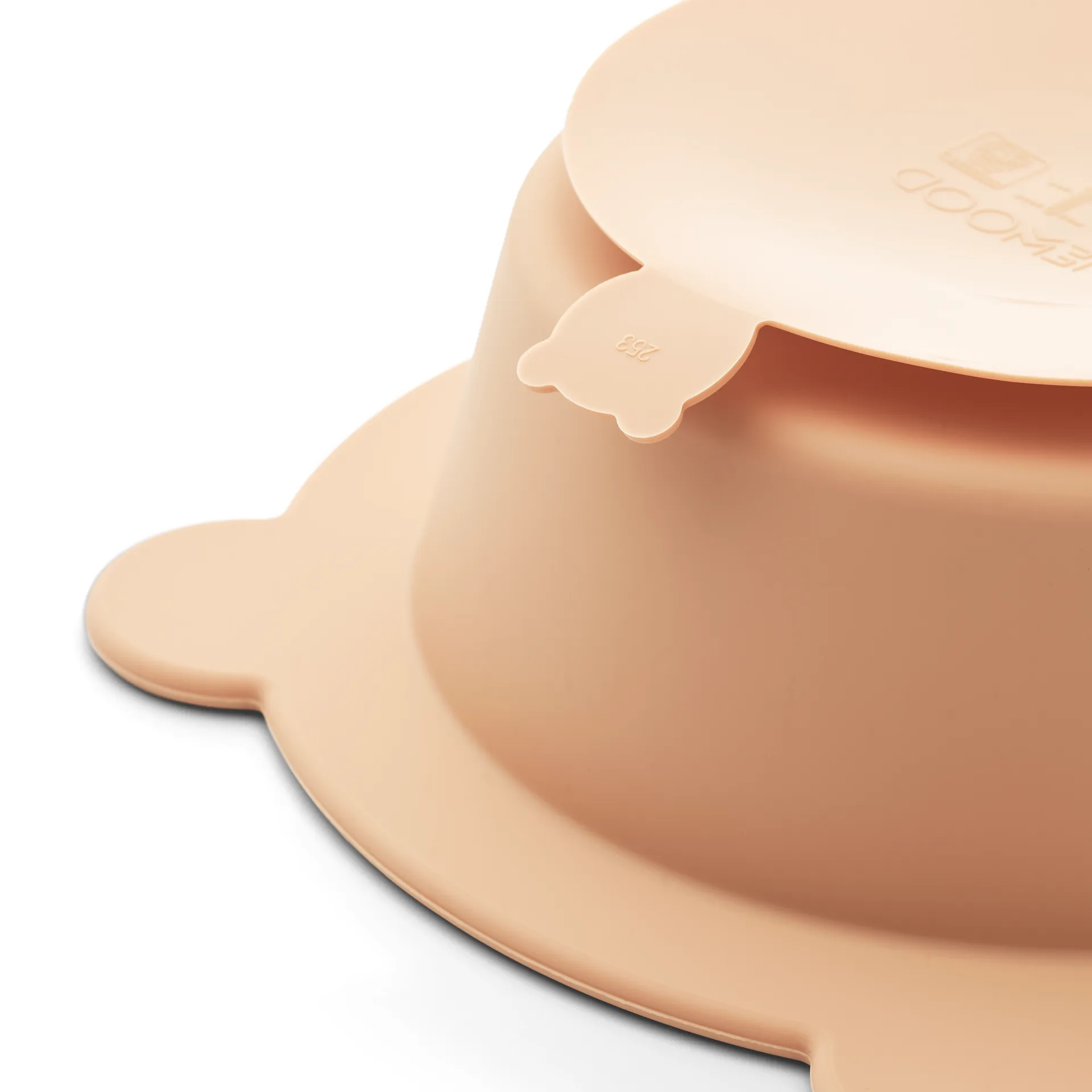 Miska z przyssawką Peony Ø16 cm 2 części, Mustard-tuscany rose mix Liewood